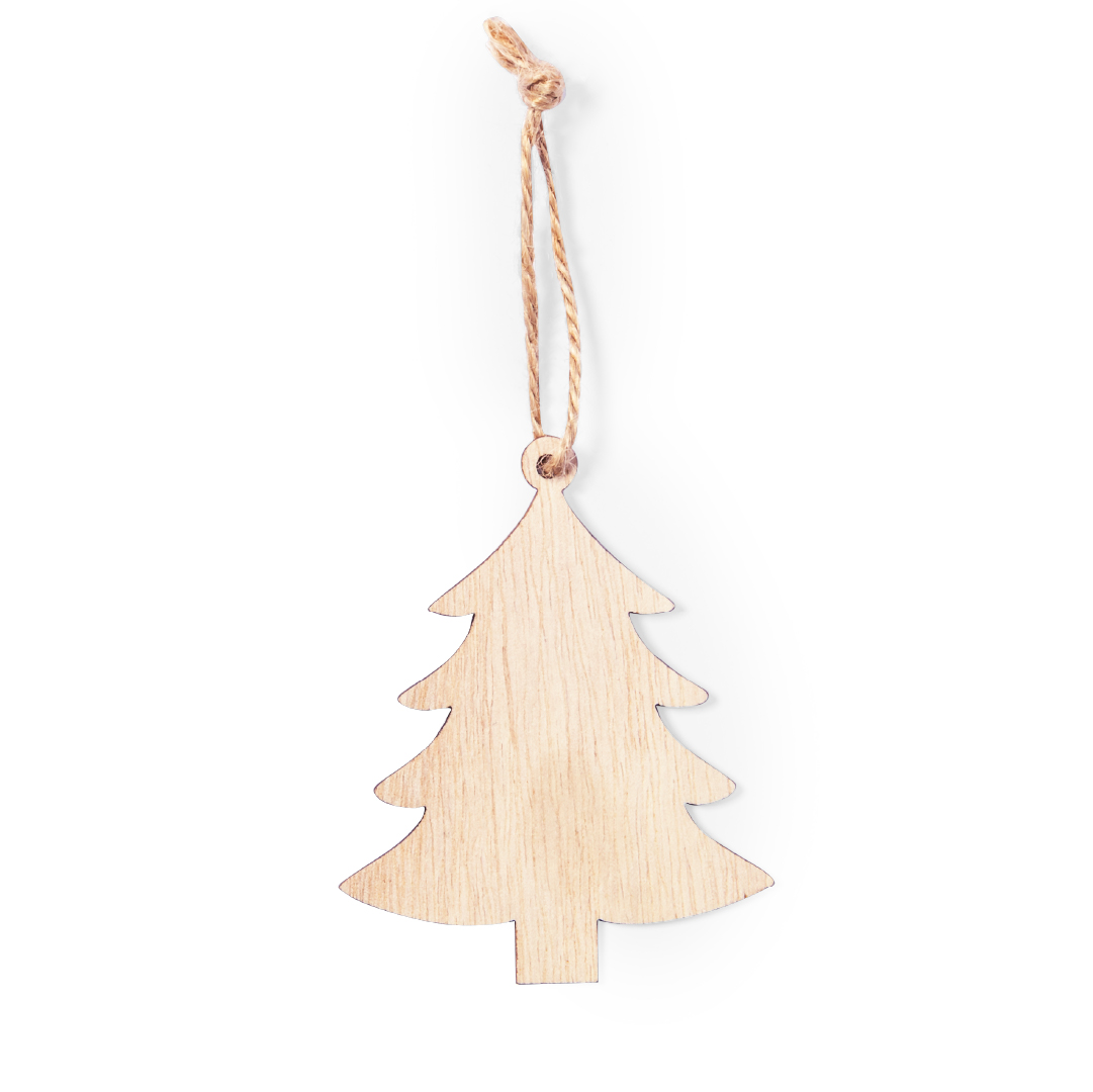 Adorno Fultom navideño de madera natural disponible en 4 diseños - Navidad - Regalo Promocional Personalizado - imagen 6