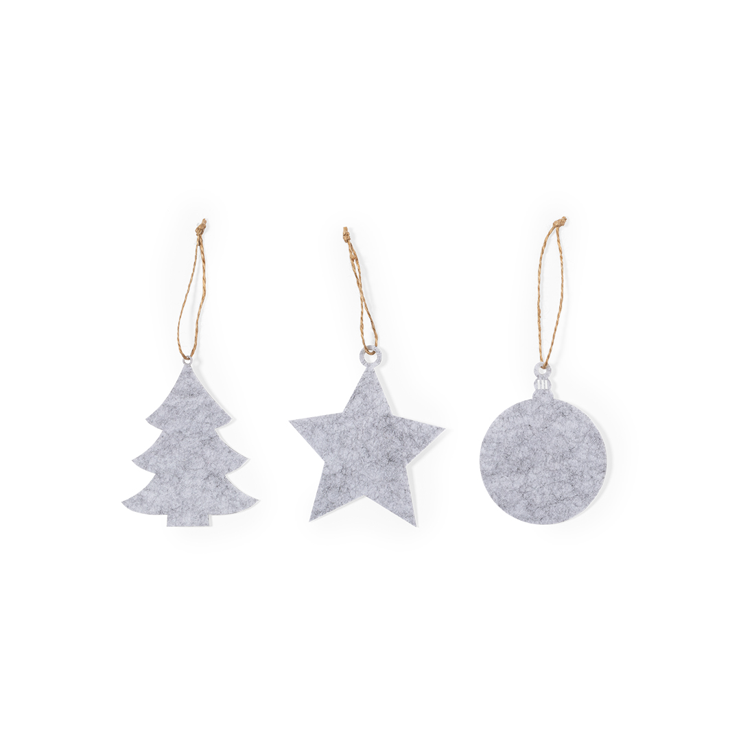 Set adornos personalizado Chandun navideños de fieltro 3 piezas - Packs de regalo personalizado - Regalo Promocional Personalizado - imagen 8