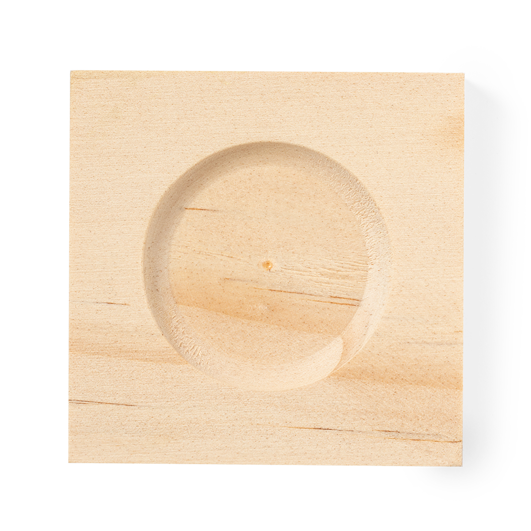 Reloj de arena personalizado Faran de cristal borosilicato con base de pino 5 minutos - Tecnología - Regalo Promocional Personalizado - vista alternativa
