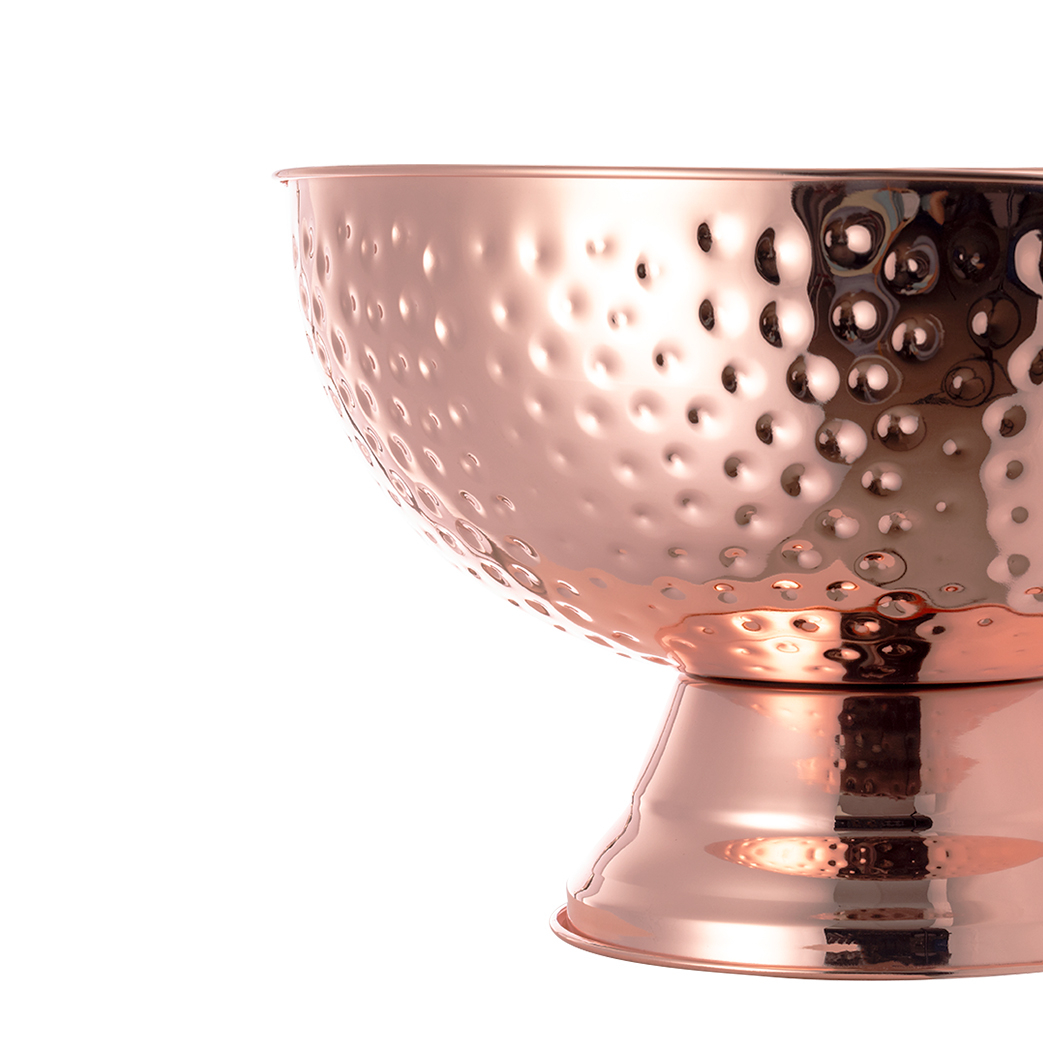 Champanera personalizada Larch de acero inoxidable con cobre galvanizado