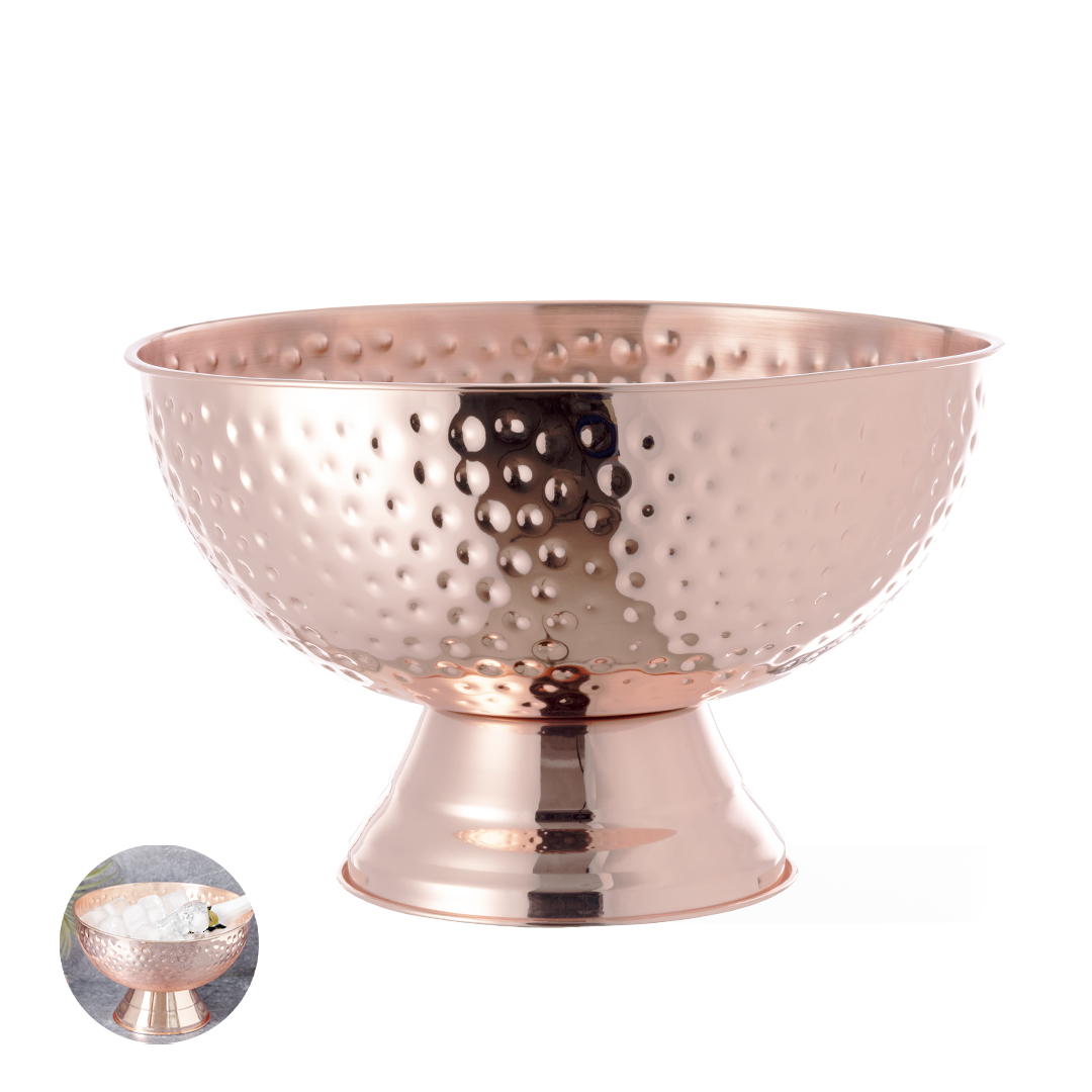 Champanera personalizada Larch de acero inoxidable con cobre galvanizado - Packs de regalo personalizado - Regalo Promocional Personalizado
