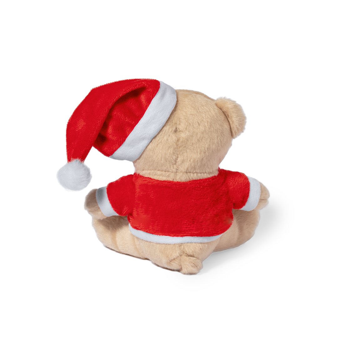 Peluche personalizado Kuisy oso navideño Papa Noel
