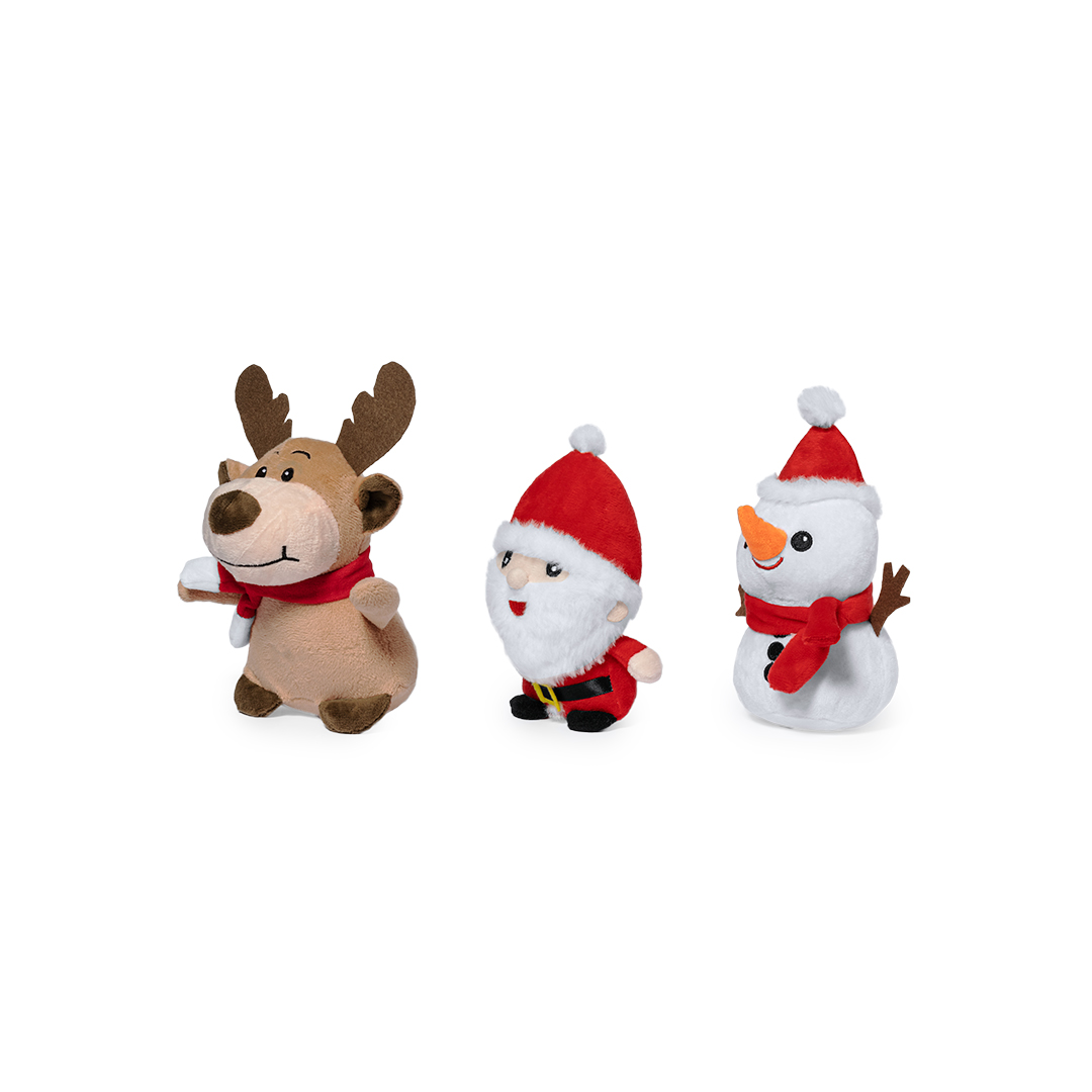 Peluche navideño personalizado Nando 3 diseños