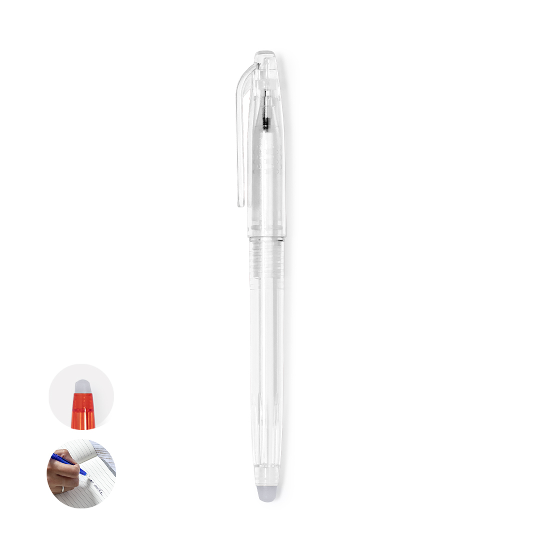 Bolígrafo personalizado borrable Ludrick con cartucho jumbo - Oficina - Regalo Promocional Personalizado