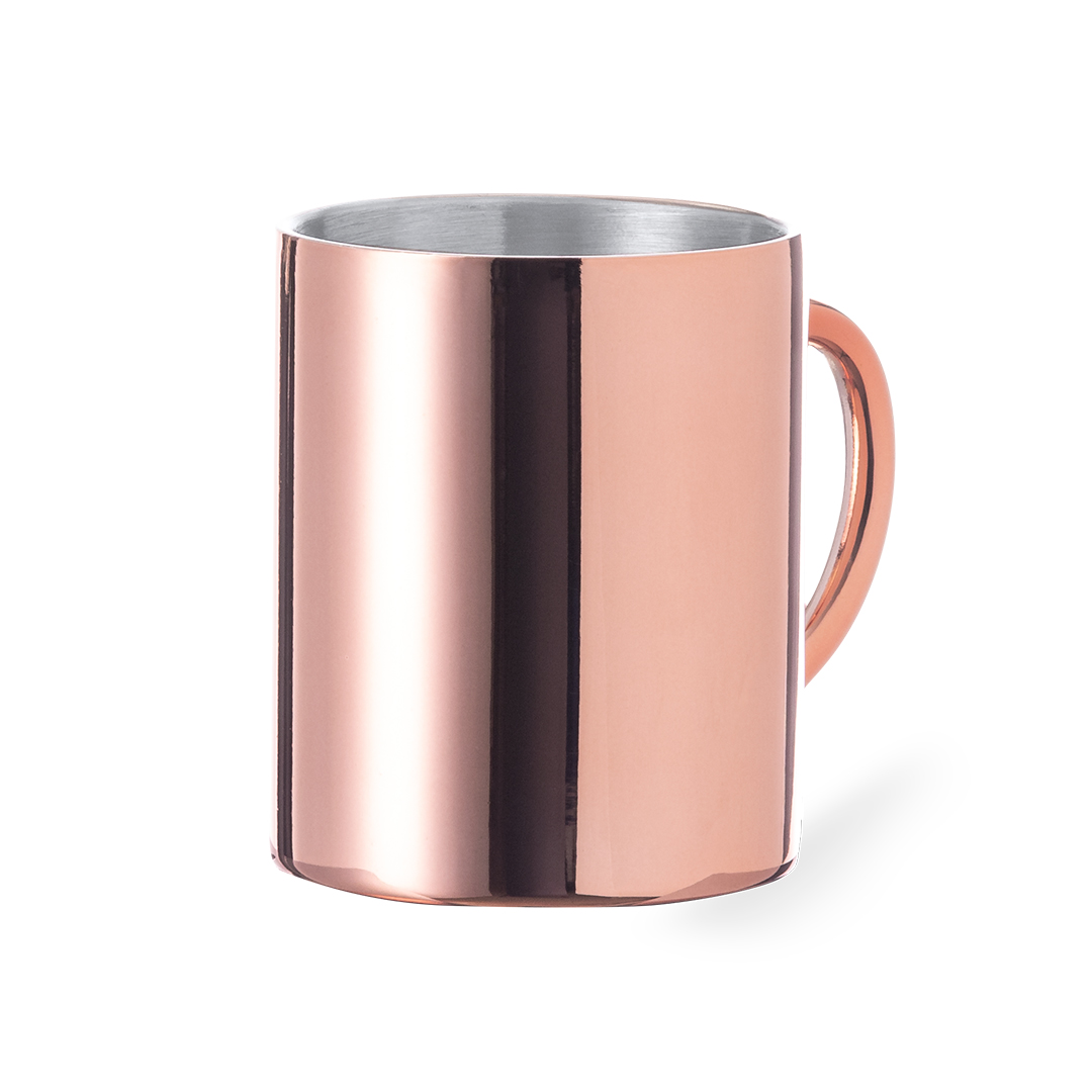 Taza de acero inox personalizada Belon de 280ml con recubrimiento de cobre - Tazas y vasos personalizados - Regalo Promocional Personalizado - vista alternativa