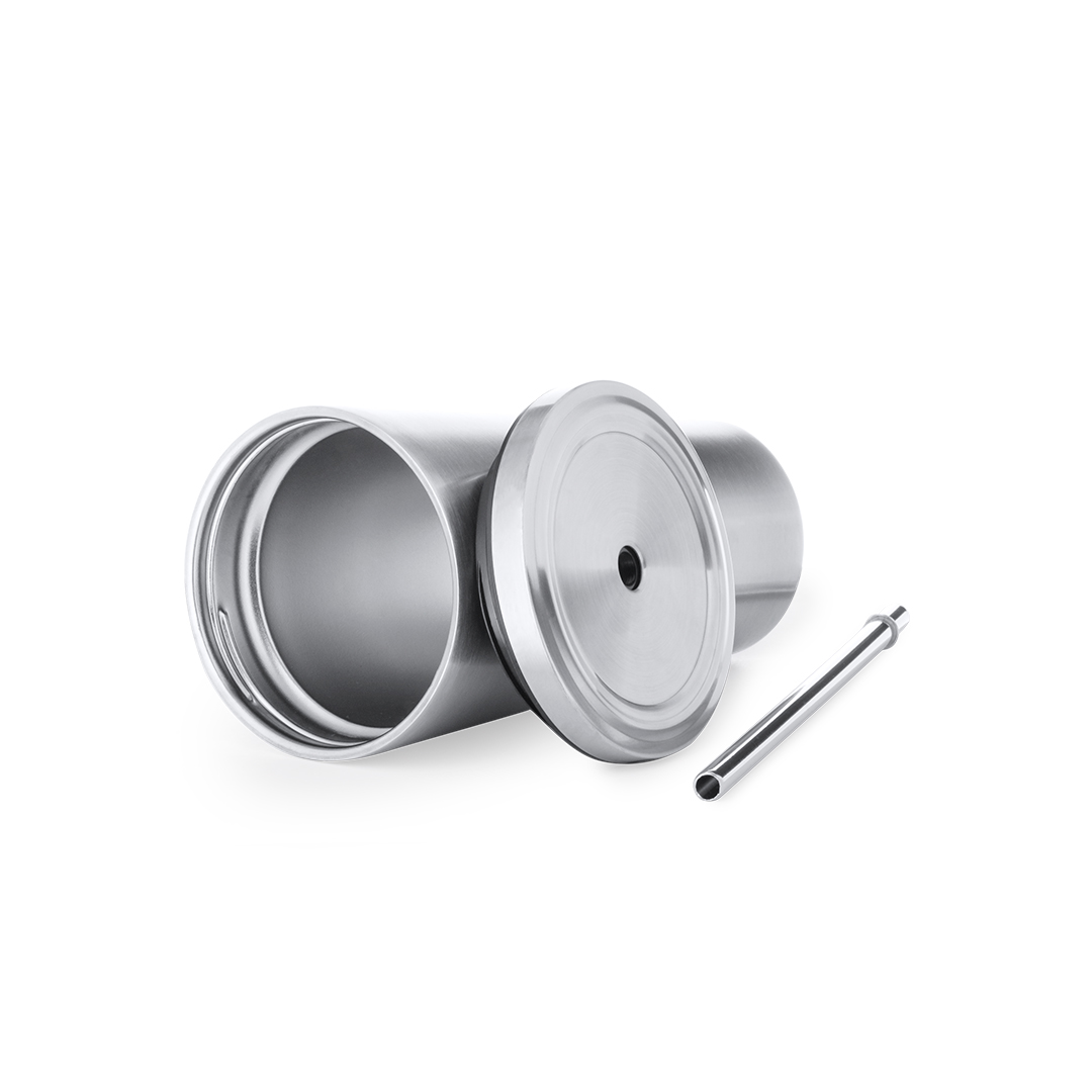 Vaso térmico personalizado Moder de acero inoxidable mate con pajita de 600ml - Tazas y vasos personalizados - Regalo Promocional Personalizado - vista alternativa