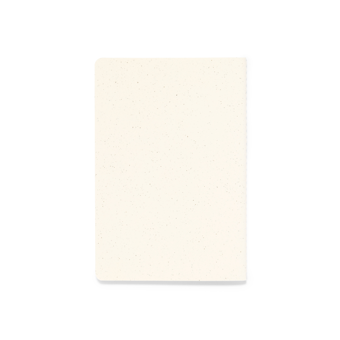 Libreta personalizada Kanlio de cartón reciclado con acabado cosido - Oficina - Regalo Promocional Personalizado - vista alternativa