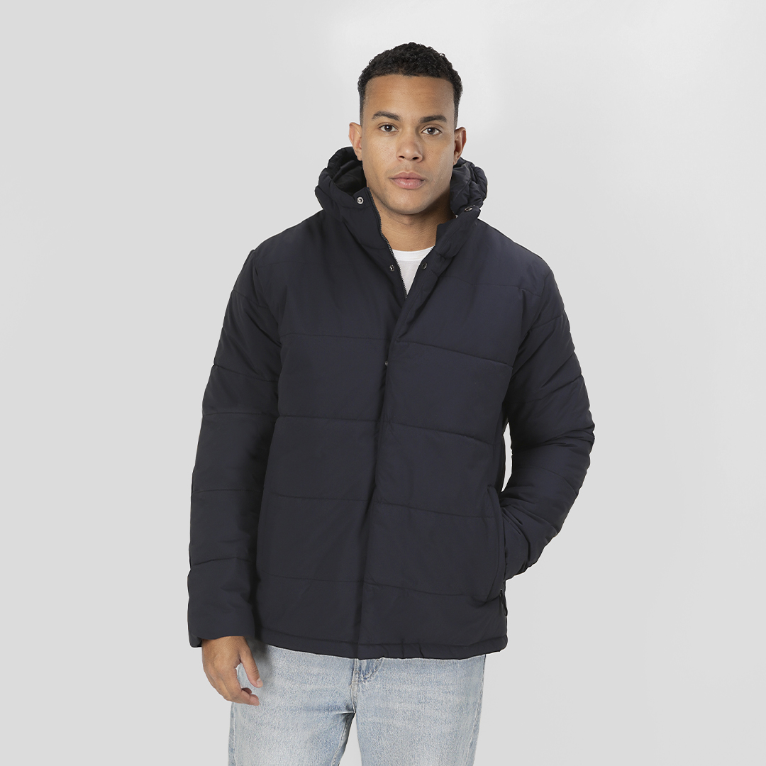 Chaqueta personalizada Leanor tipo parka de poliéster con capucha - Ropa y accesorios - Regalo Promocional Personalizado