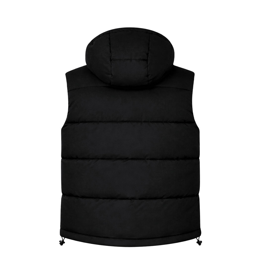 Chaleco personalizado Brooke con capucha de poliéster acolchado resistente - Ropa y accesorios - Regalo Promocional Personalizado - vista alternativa