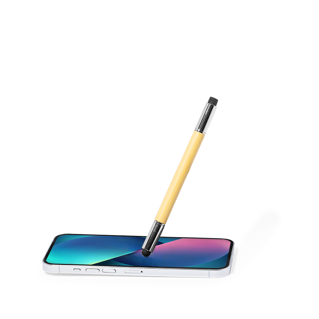 Bolígrafo lápiz eterno personalizado Zack 2 en 1 bambú con funda algodón - Oficina - Regalo Promocional Personalizado - imagen 7