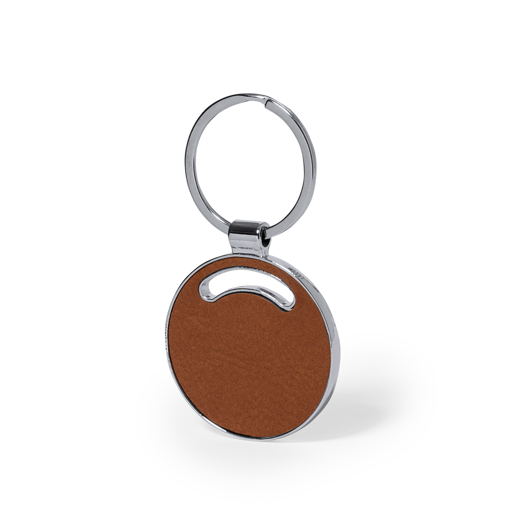 Llavero personalizado Fostel de cuero reciclado múltiples formas