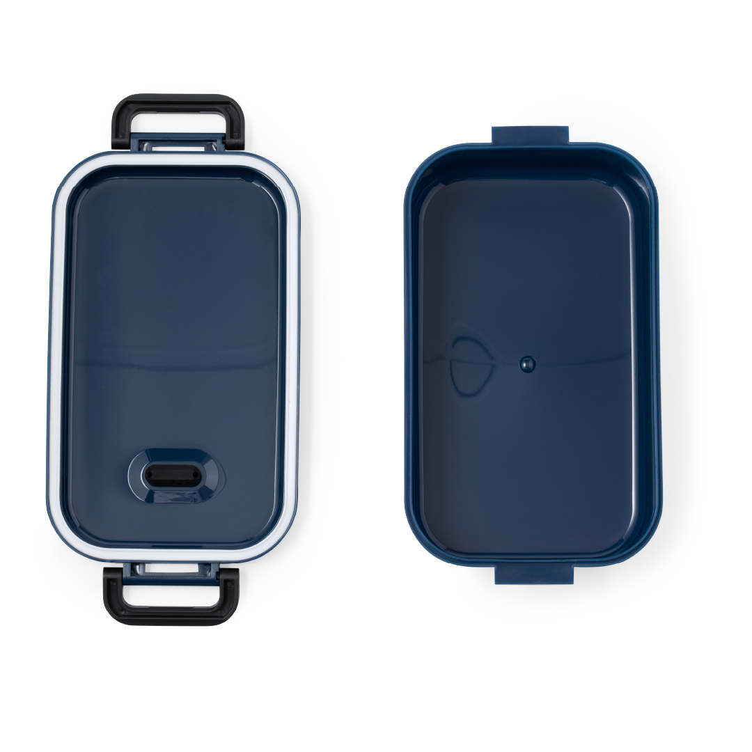 Fiambrera personalizada Alexia de PP reciclado de 900ml libre de BPA