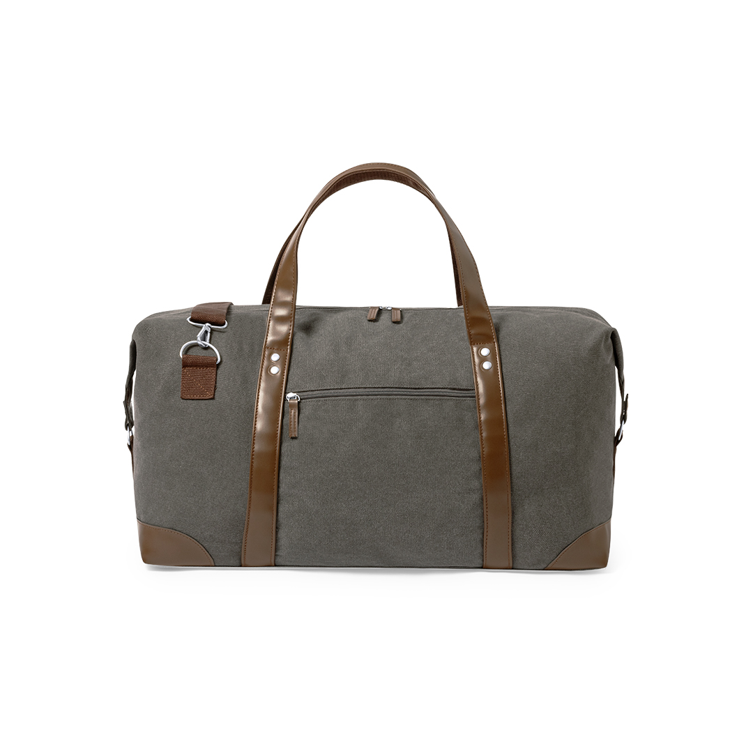 Bolso personalizado Sharyl de canvas 475g/m2 con asas de polipiel - Viaje - Regalo Promocional Personalizado - imagen 5