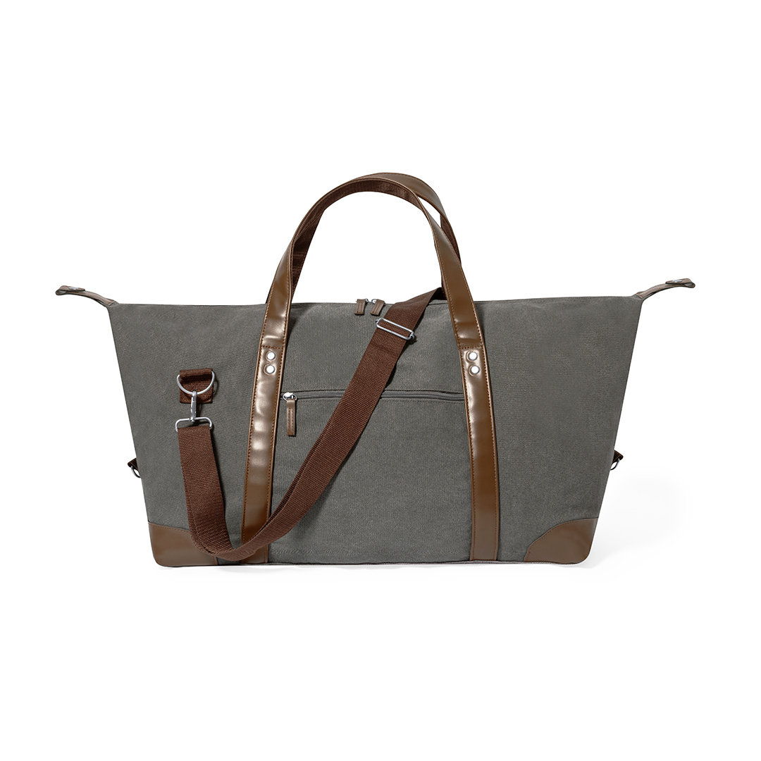 Bolso personalizado Sharyl de canvas 475g/m2 con asas de polipiel - Viaje - Regalo Promocional Personalizado - imagen 6