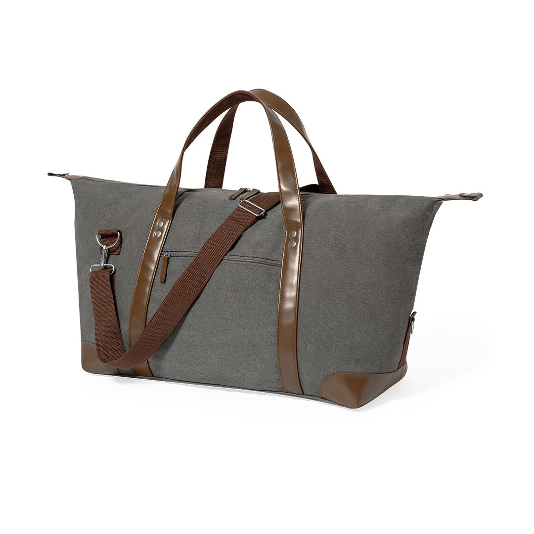 Bolso personalizado Sharyl de canvas 475g/m2 con asas de polipiel - Viaje - Regalo Promocional Personalizado - imagen 7