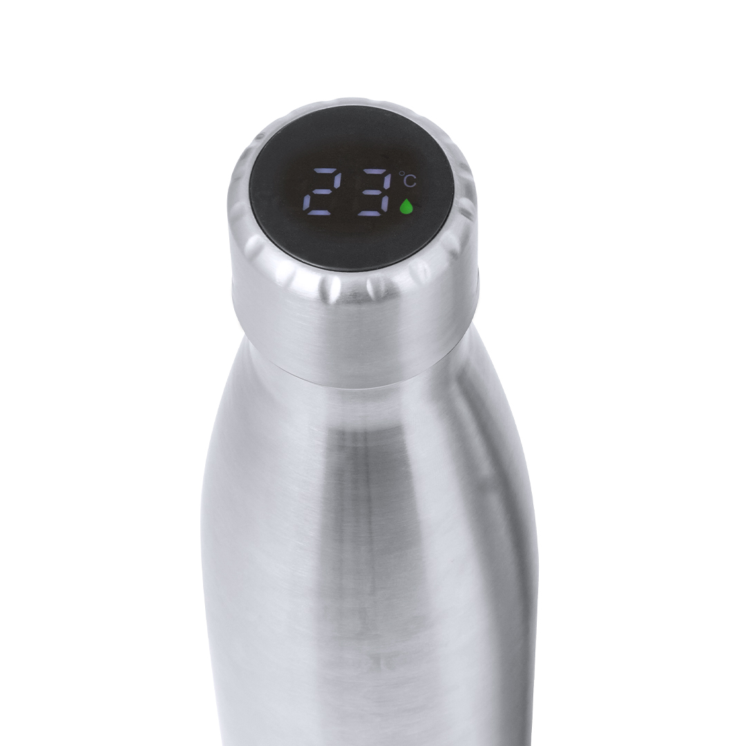 Bidón personalizado Térmico Chuck de 500ml con medidor de temperatura táctil - Termos personalizados - Regalo Promocional Personalizado - imagen 5