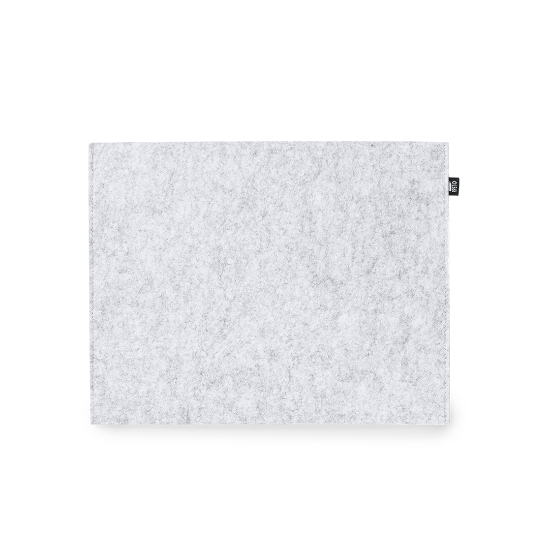 Funda para portátil personalizada Riley de fieltro RPET con goma - Fundas para portátil - Regalo Promocional Personalizado - vista alternativa