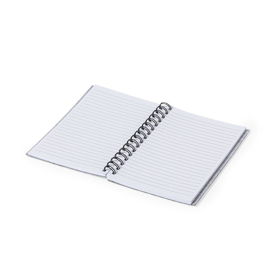Libreta personalizada Fionap de fieltro RPET reciclado - Oficina - Regalo Promocional Personalizado - vista alternativa
