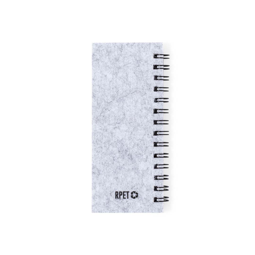 Bloc de notas personalizado Aurat en fieltro RPET con notas adhesivas - Oficina - Regalo Promocional Personalizado - imagen 5
