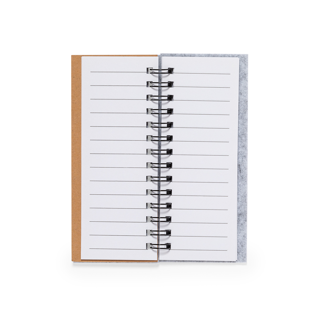 Bloc de notas personalizado Aurat en fieltro RPET con notas adhesivas - Oficina - Regalo Promocional Personalizado - imagen 7