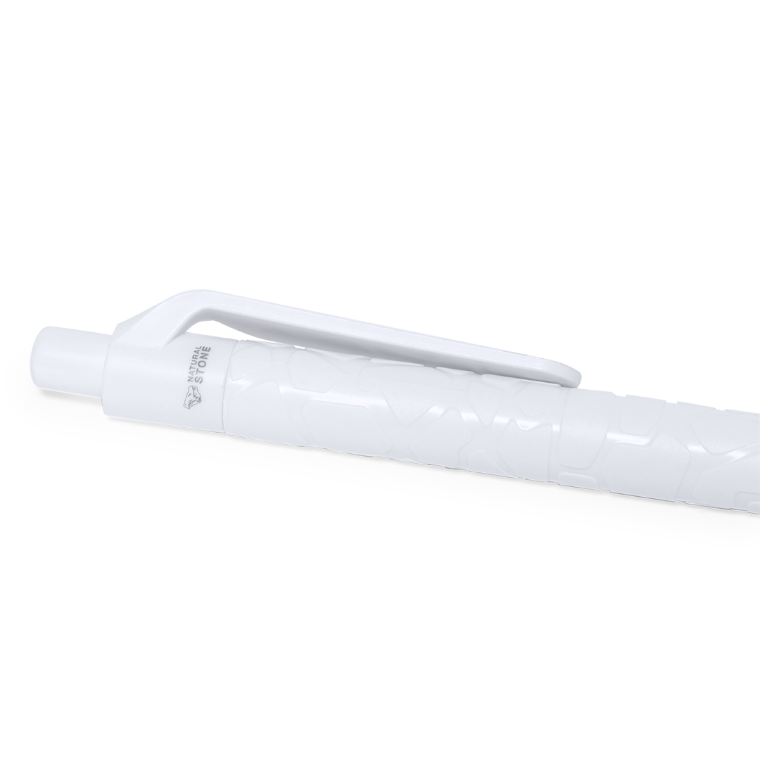 Libreta personalizada Amber set con bolígrafo de extractos de piedra