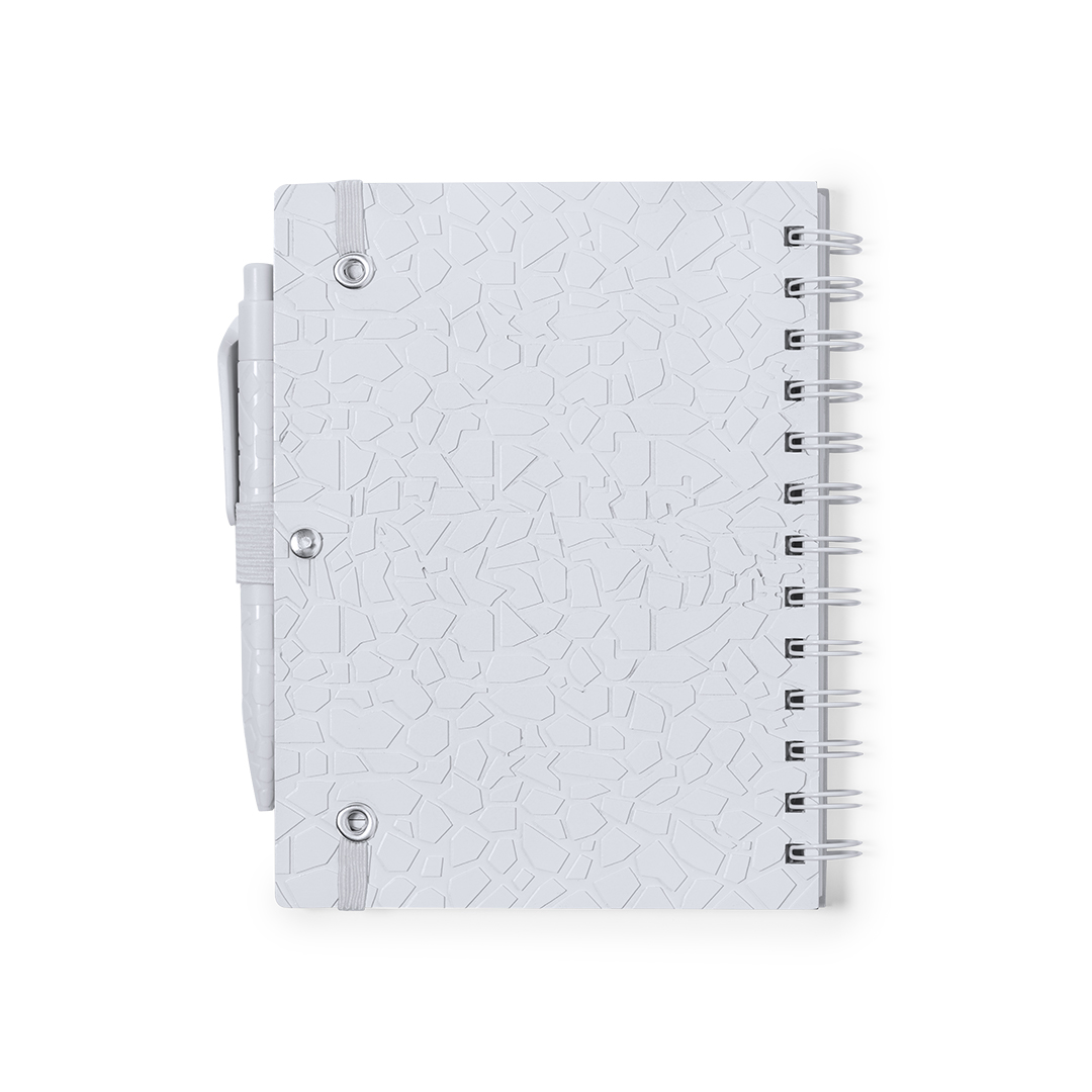 Libreta personalizada Amber set con bolígrafo de extractos de piedra - Set de escritura personalizados - Regalo Promocional Personalizado - imagen 3