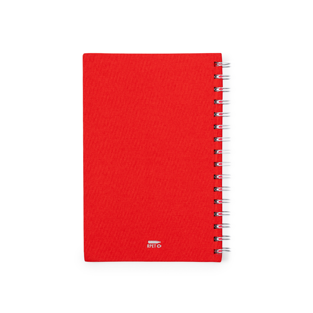 Libreta personalizada Kimberly A5 de RPET con hojas recicladas - Oficina - Regalo Promocional Personalizado - vista alternativa