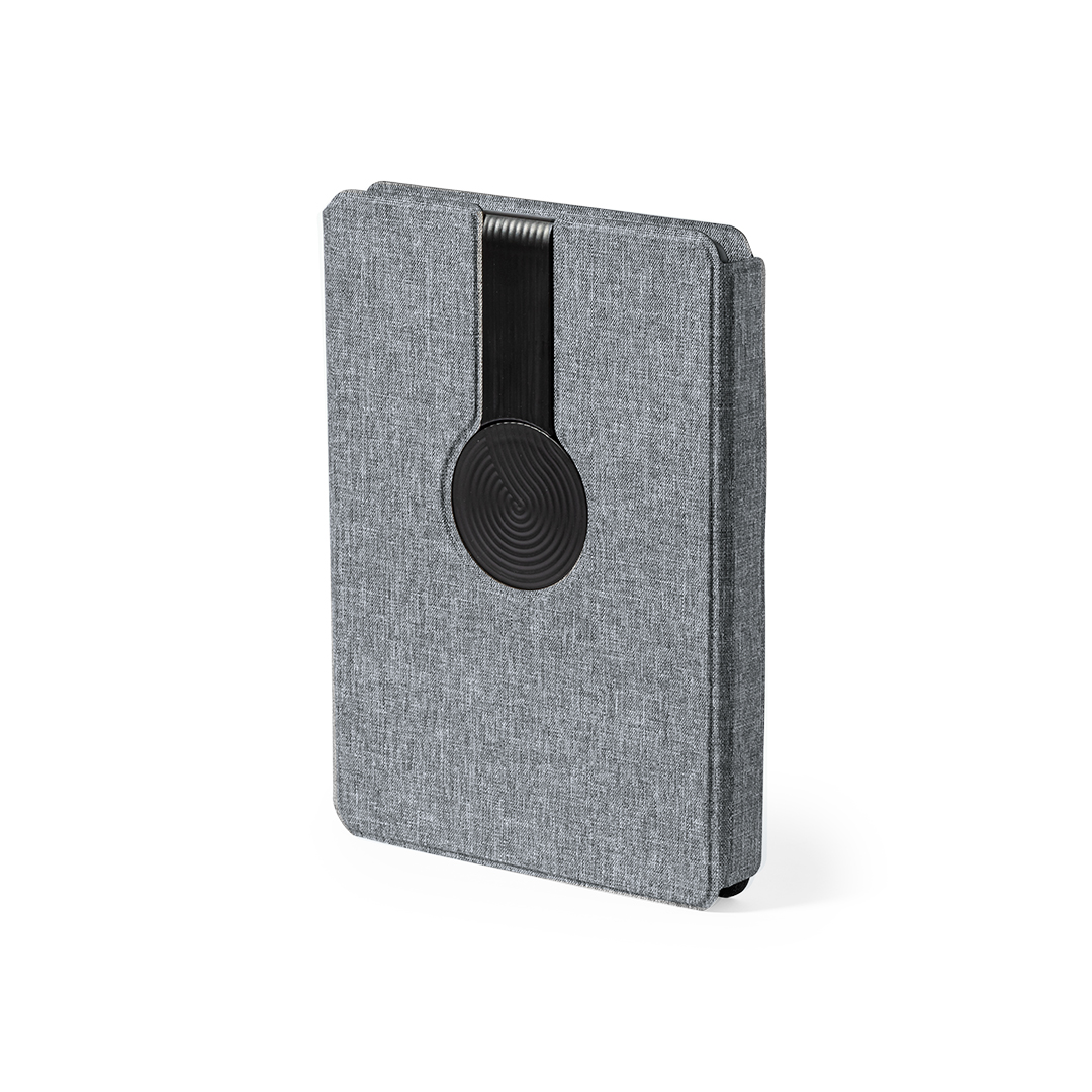 Bloc personalizado Multifunción Morrison en RPET con cargador dual y batería 5000mAh - Tecnología - Regalo Promocional Personalizado - imagen 7