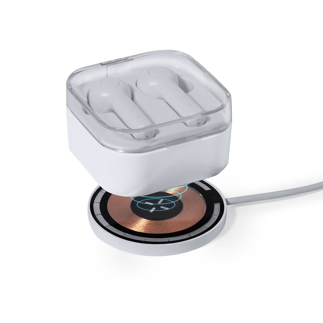 Cargador personalizado Andrew inalámbrico 15W transparente con Magsafe - Tecnología - Regalo Promocional Personalizado - vista alternativa