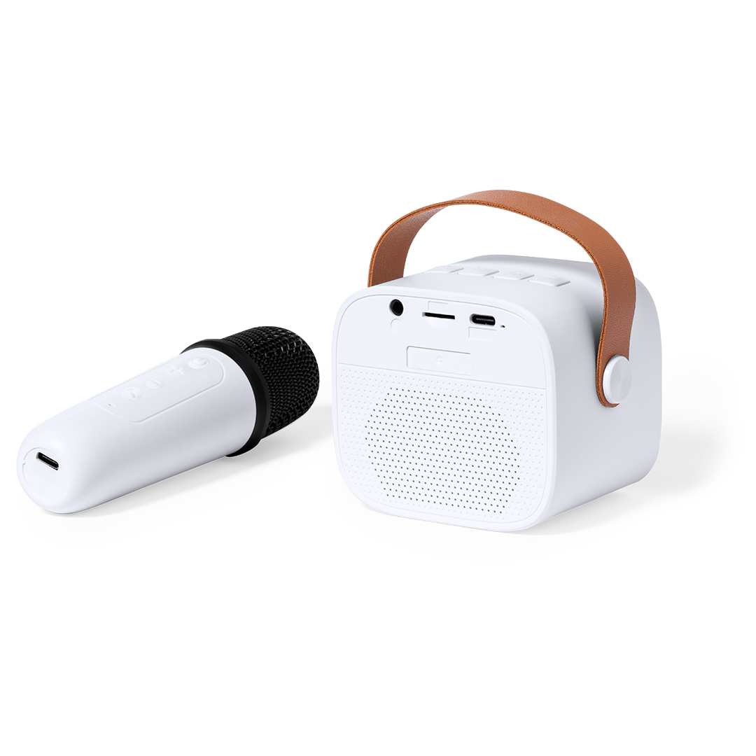 Altavoz Karaoke Sophie con micrófono incluido - Tecnología - Regalo Promocional Personalizado - imagen 3
