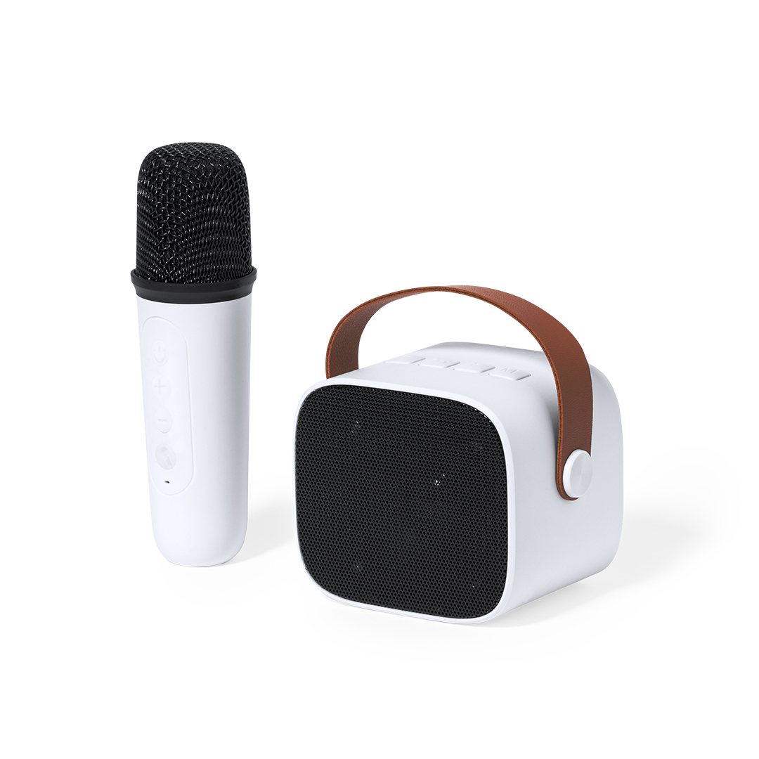 Altavoz Karaoke Sophie con micrófono incluido - Tecnología - Regalo Promocional Personalizado - imagen 6