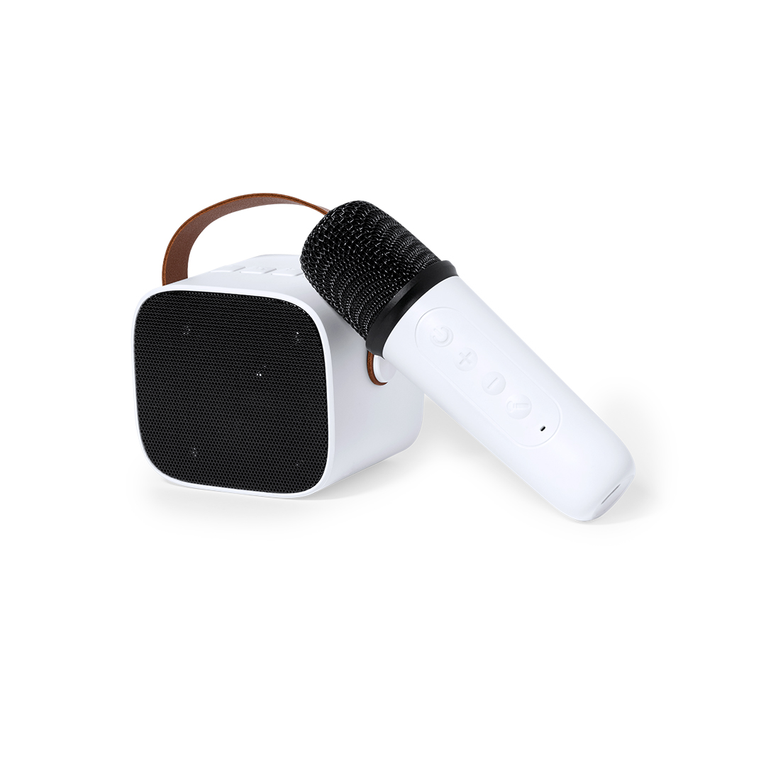 Altavoz Karaoke Sophie con micrófono incluido - Tecnología - Regalo Promocional Personalizado - imagen 9