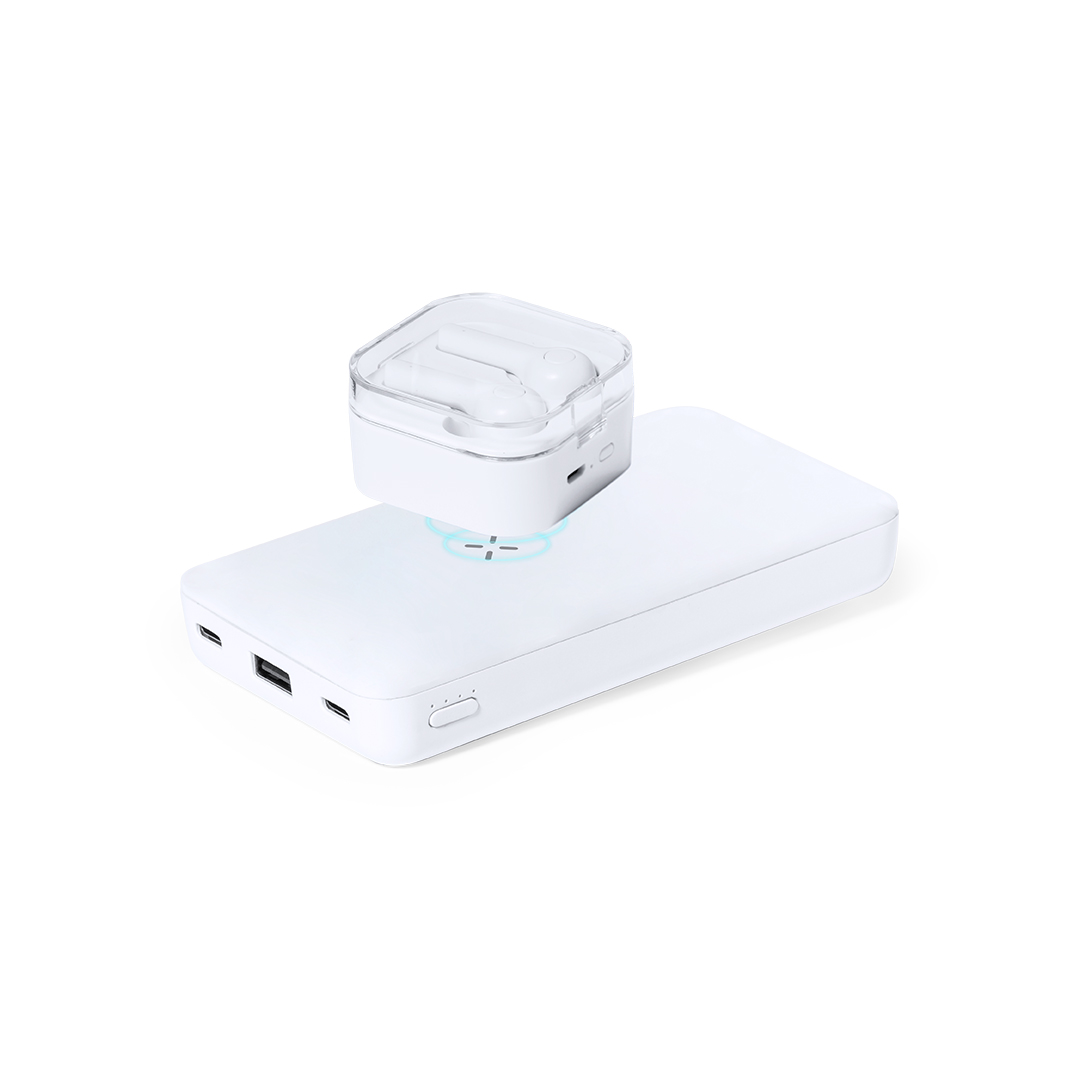 Power Bank personalizada Barry de 5000mAh carga inalámbrica 15W soporte - Tecnología - Regalo Promocional Personalizado - imagen 5
