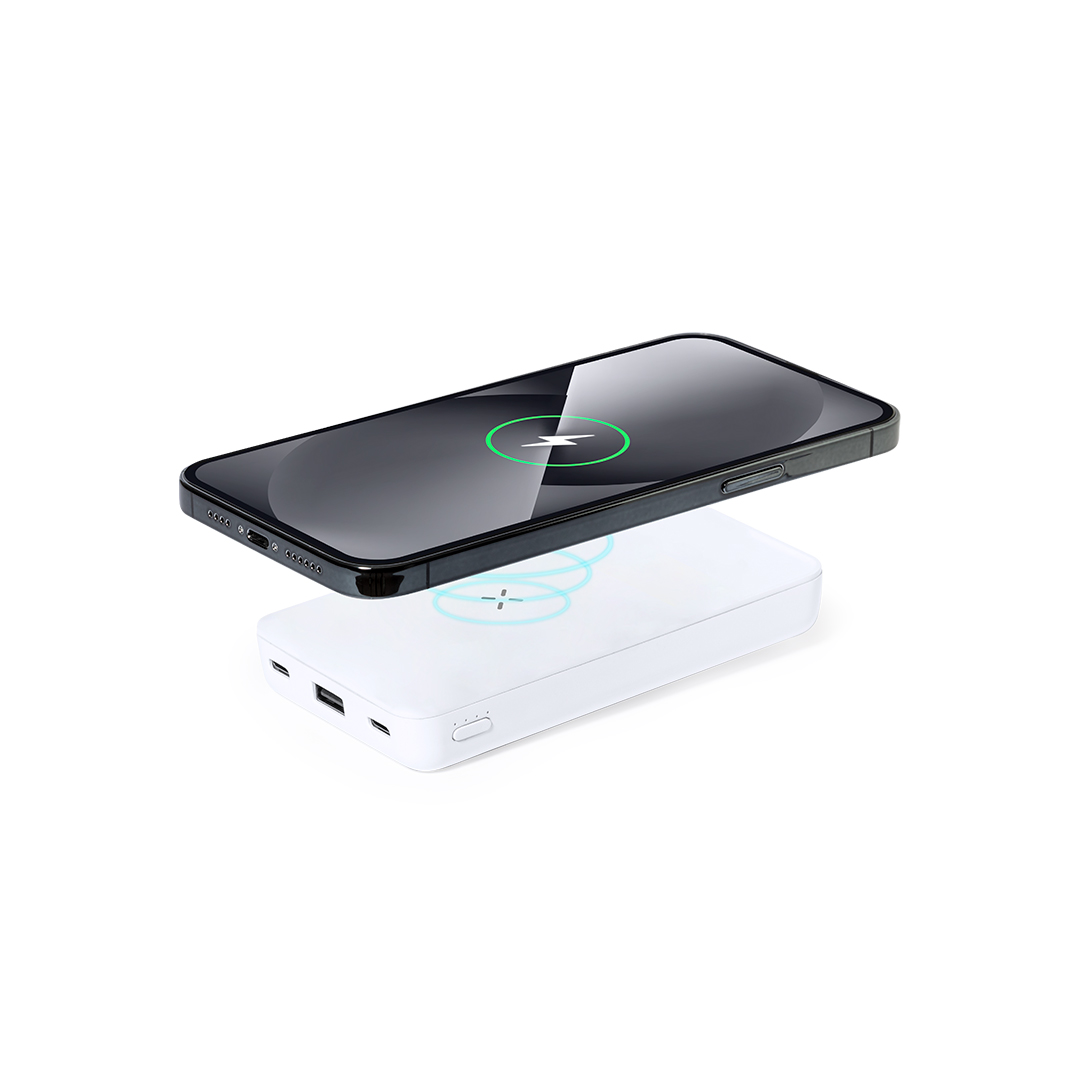 Power Bank personalizada Barry de 5000mAh carga inalámbrica 15W soporte - Tecnología - Regalo Promocional Personalizado - imagen 7