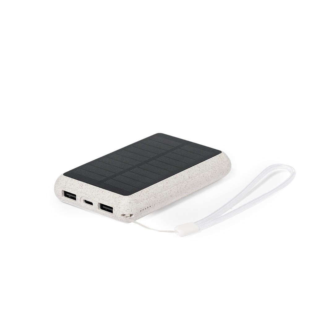 Power Bank personalizada Dawson solar de fibra de trigo de 5000mAh - Tecnología - Regalo Promocional Personalizado - vista alternativa