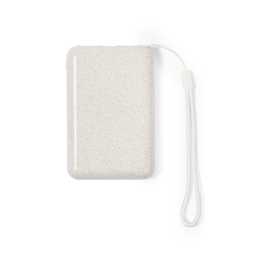 Power Bank personalizada Dawson solar de fibra de trigo de 5000mAh - Tecnología - Regalo Promocional Personalizado - imagen 3