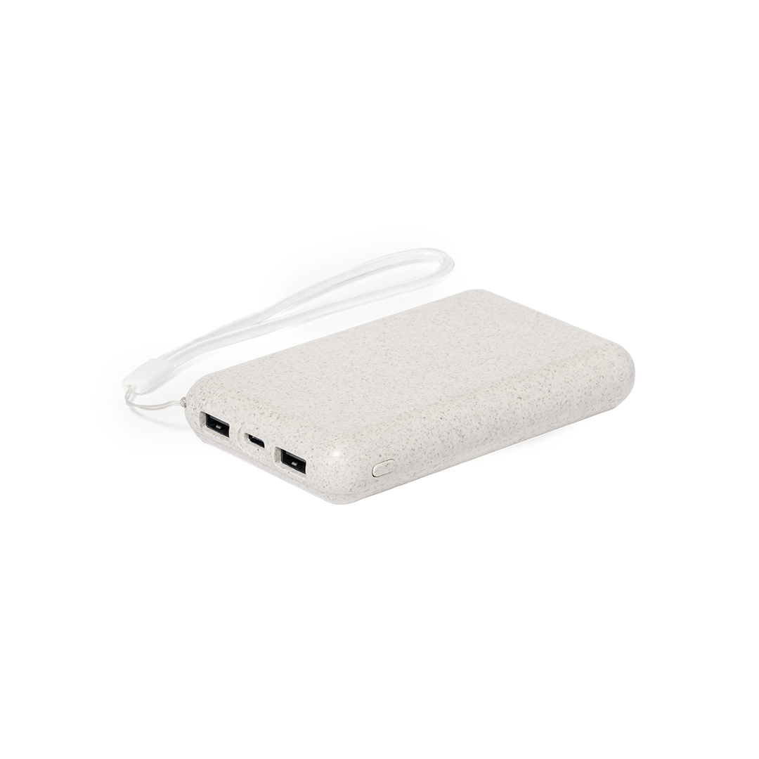 Power Bank personalizada Dawson solar de fibra de trigo de 5000mAh - Tecnología - Regalo Promocional Personalizado - imagen 4