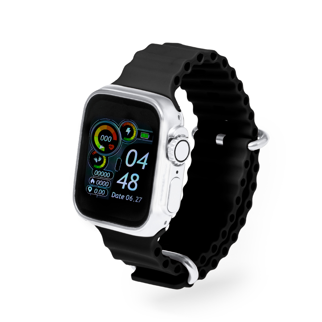Reloj inteligente personalizado Connor multifunción Bluetooth 5.3 con carga inalámbrica - Tecnología - Regalo Promocional Personalizado - vista alternativa