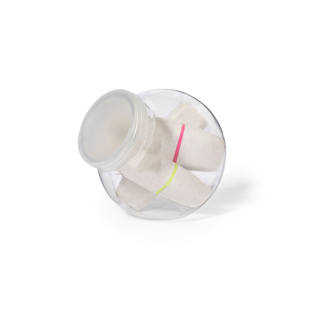 Set marcadores personalizado Toaren de caña de trigo bote transparente