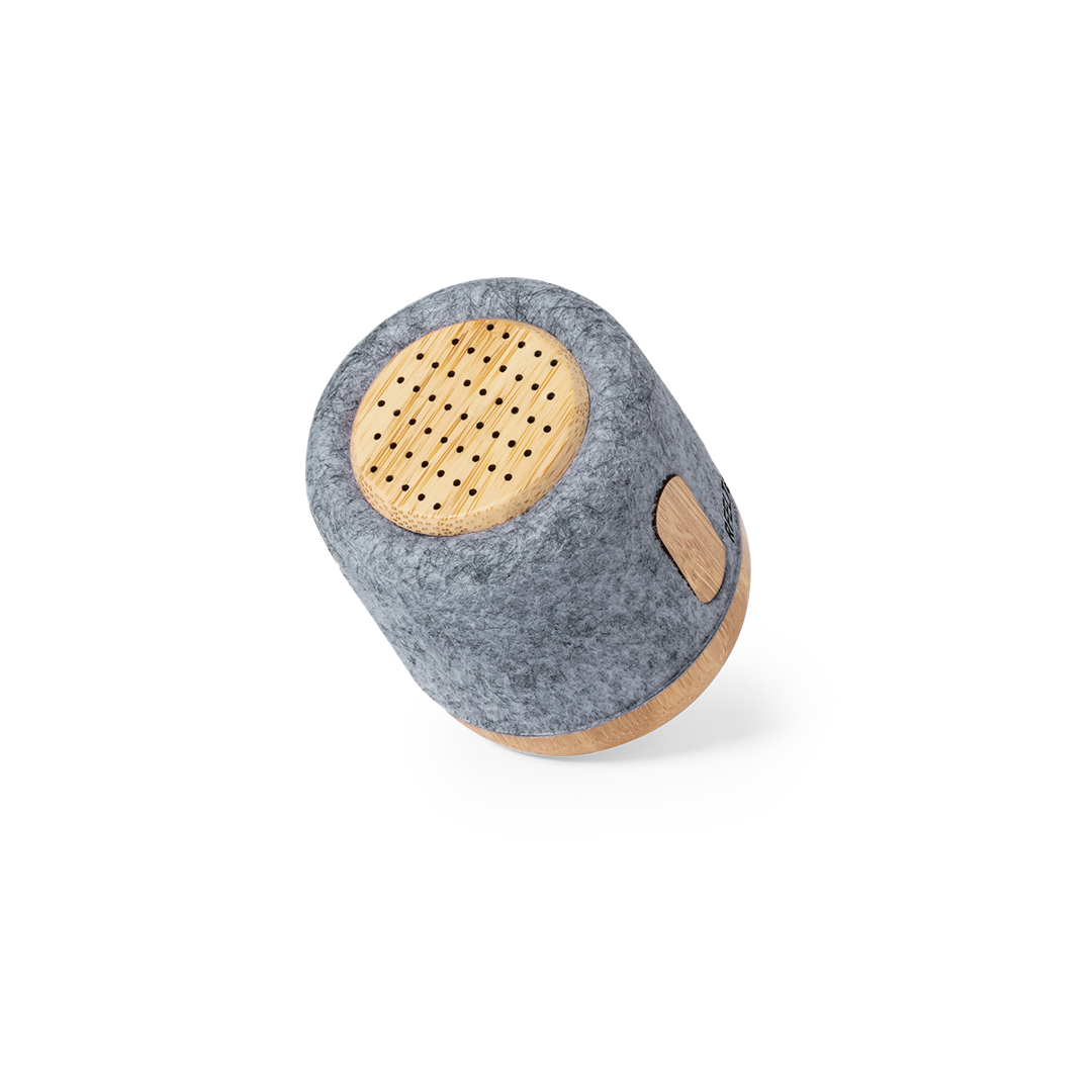Altavoz Boitok bambú fieltro RPET sostenible - Tecnología - Regalo Promocional Personalizado - vista alternativa