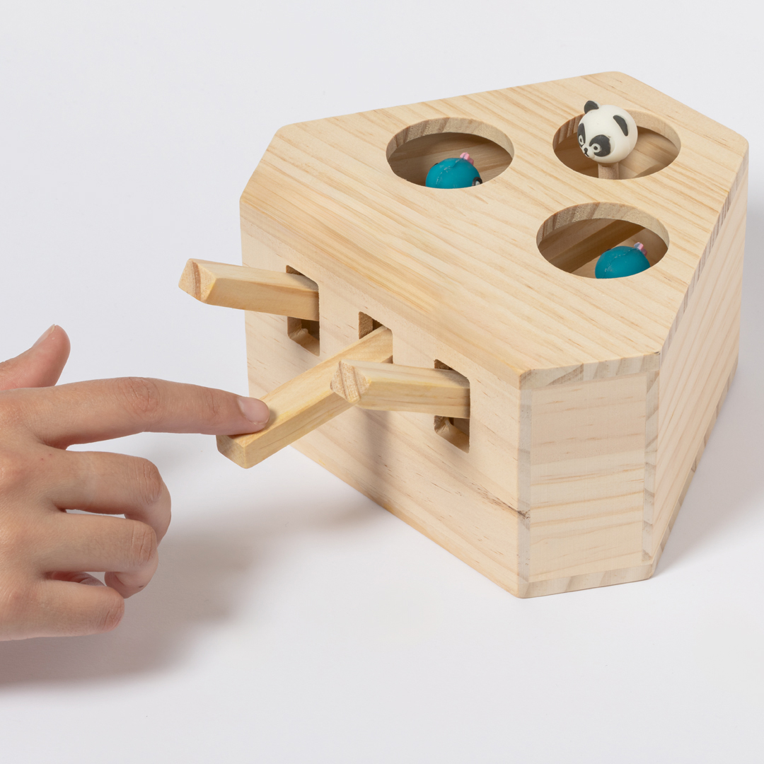 Juego para mascotas personalizado Kesel de madera con 3 figuras interactivas - Mascotas - Regalo Promocional Personalizado - imagen 5