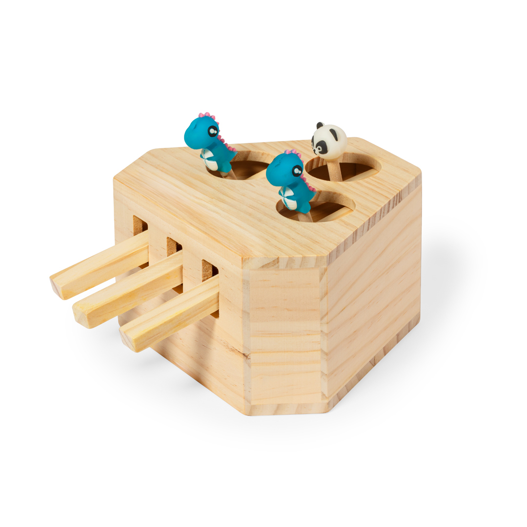Juego para mascotas personalizado Kesel de madera con 3 figuras interactivas - Mascotas - Regalo Promocional Personalizado - imagen 8