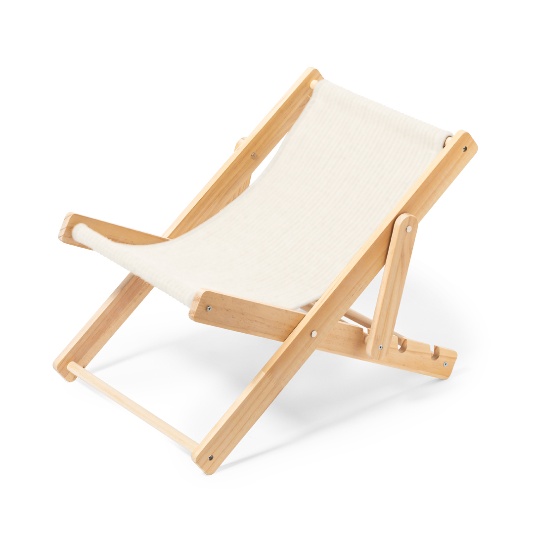 Silla para mascostas personalizada Diny de madera con canvas confortable - Verano - Regalo Promocional Personalizado - vista alternativa