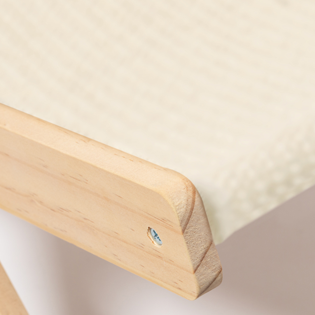 Silla para mascostas personalizada Diny de madera con canvas confortable - Verano - Regalo Promocional Personalizado - imagen 4