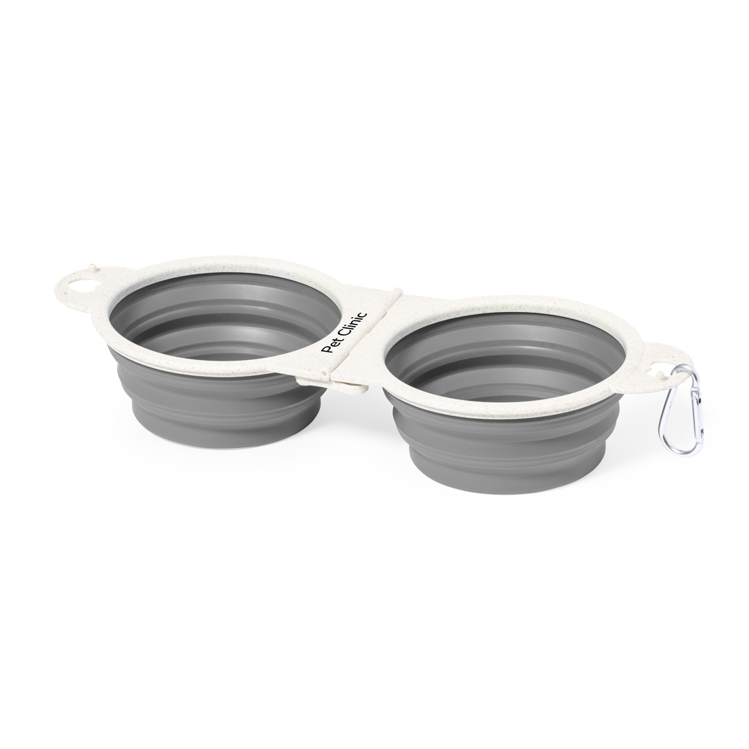 Bowl plegable personalizado Saluki de caña de trigo con mosquetón