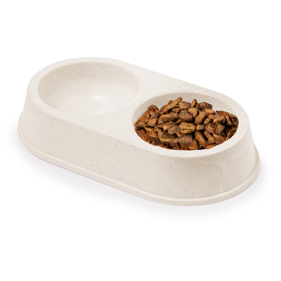 Bowl personalizado Tremony de bambú con doble compartimento - Mascotas - Regalo Promocional Personalizado - vista alternativa