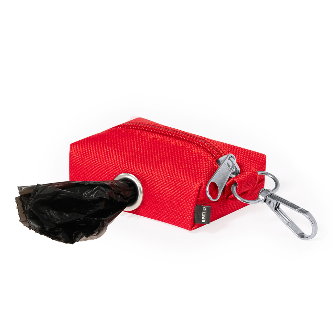 Dispensador de bolsas personalizado Seperd de RPET monedero cremallera - Mascotas - Regalo Promocional Personalizado
