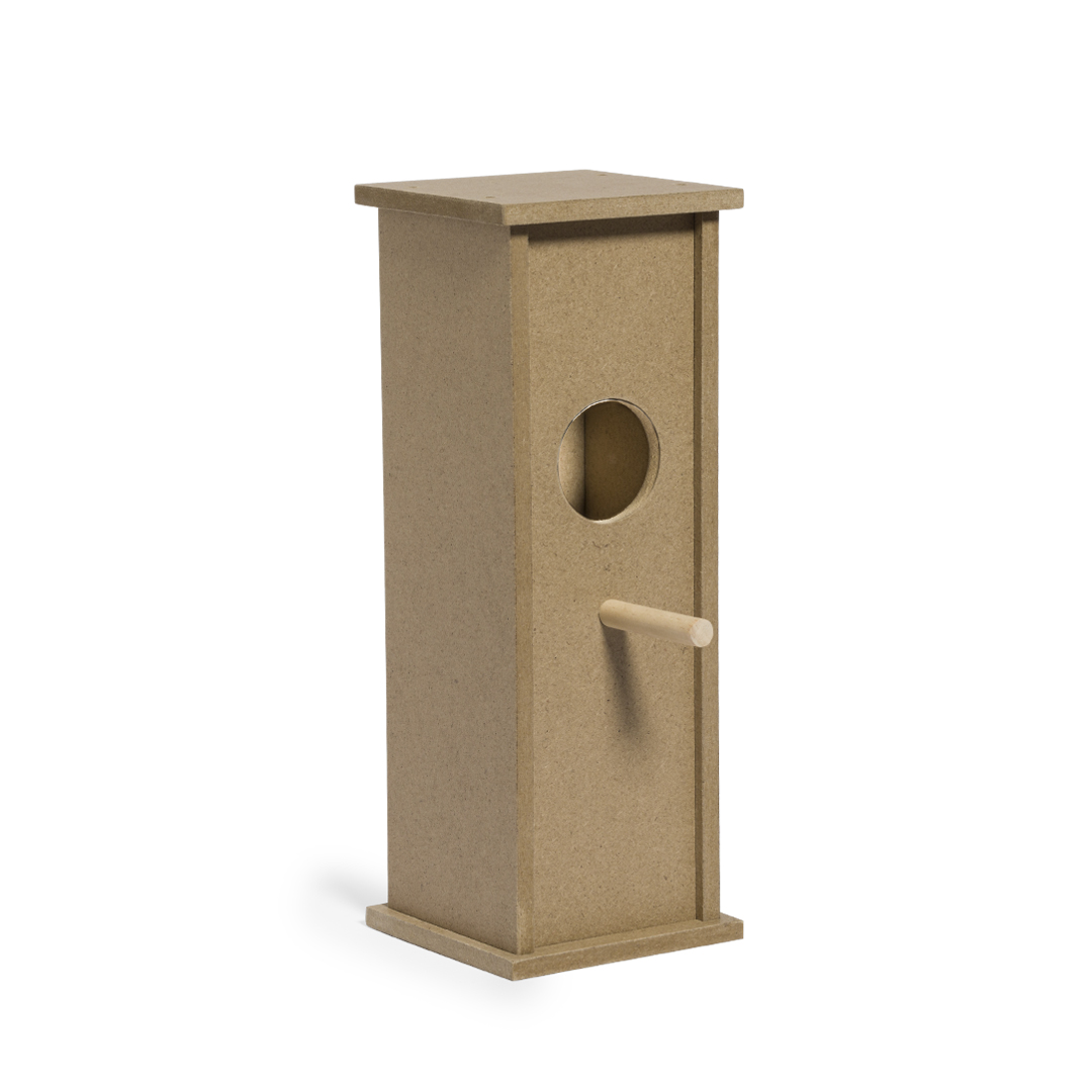 Caseta pájaro personalizada Fenyx colgante de madera resistente - Jardín - Regalo Promocional Personalizado