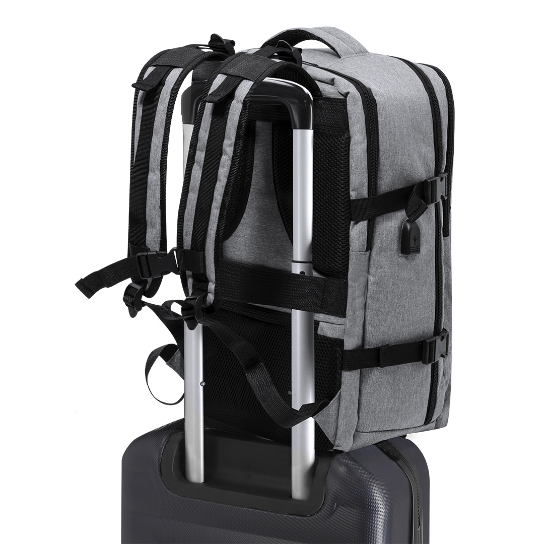 Mochila personalizada Myriax multifunción de RPET 300D con bolsillo antirrobo - Mochilas personalizadas - Regalo Promocional Personalizado - imagen 10