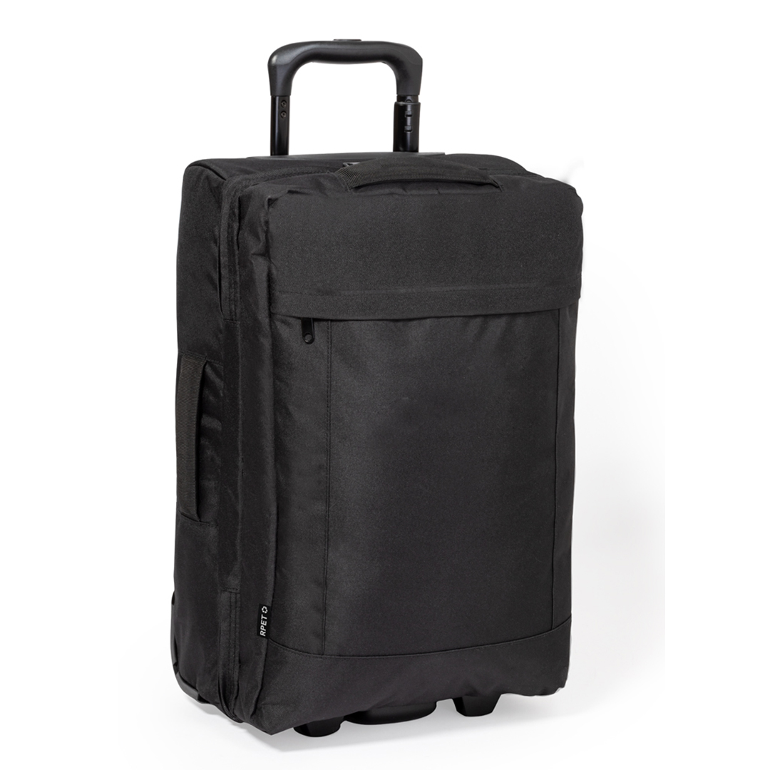 Trolley personalizado Chertan de RPET 600D con estándares TSA - Viaje - Regalo Promocional Personalizado - imagen 2